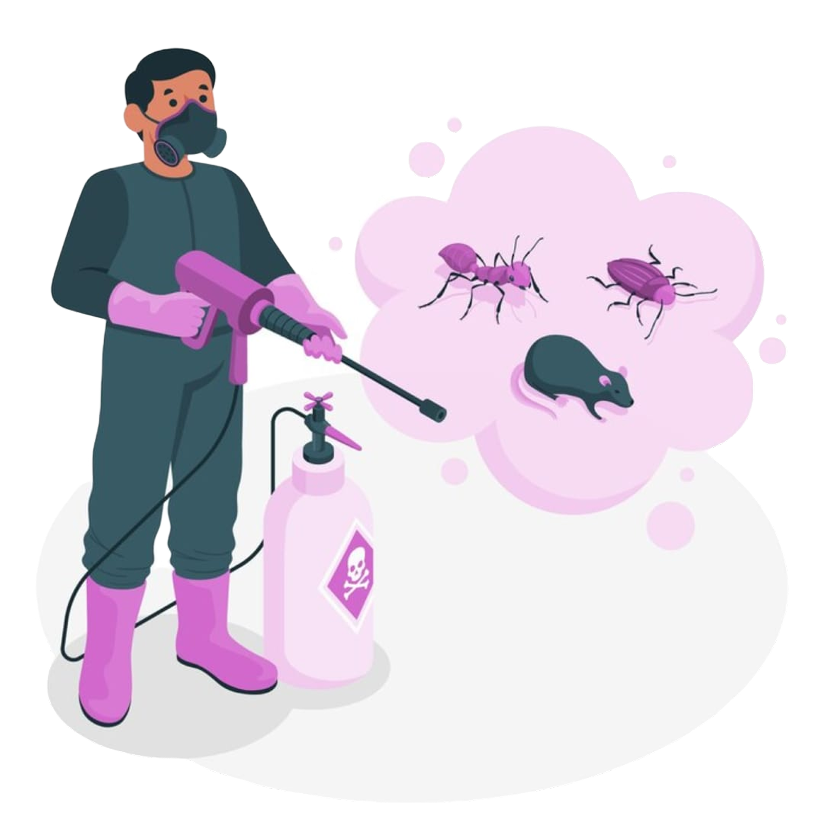 Team of pest control professionals